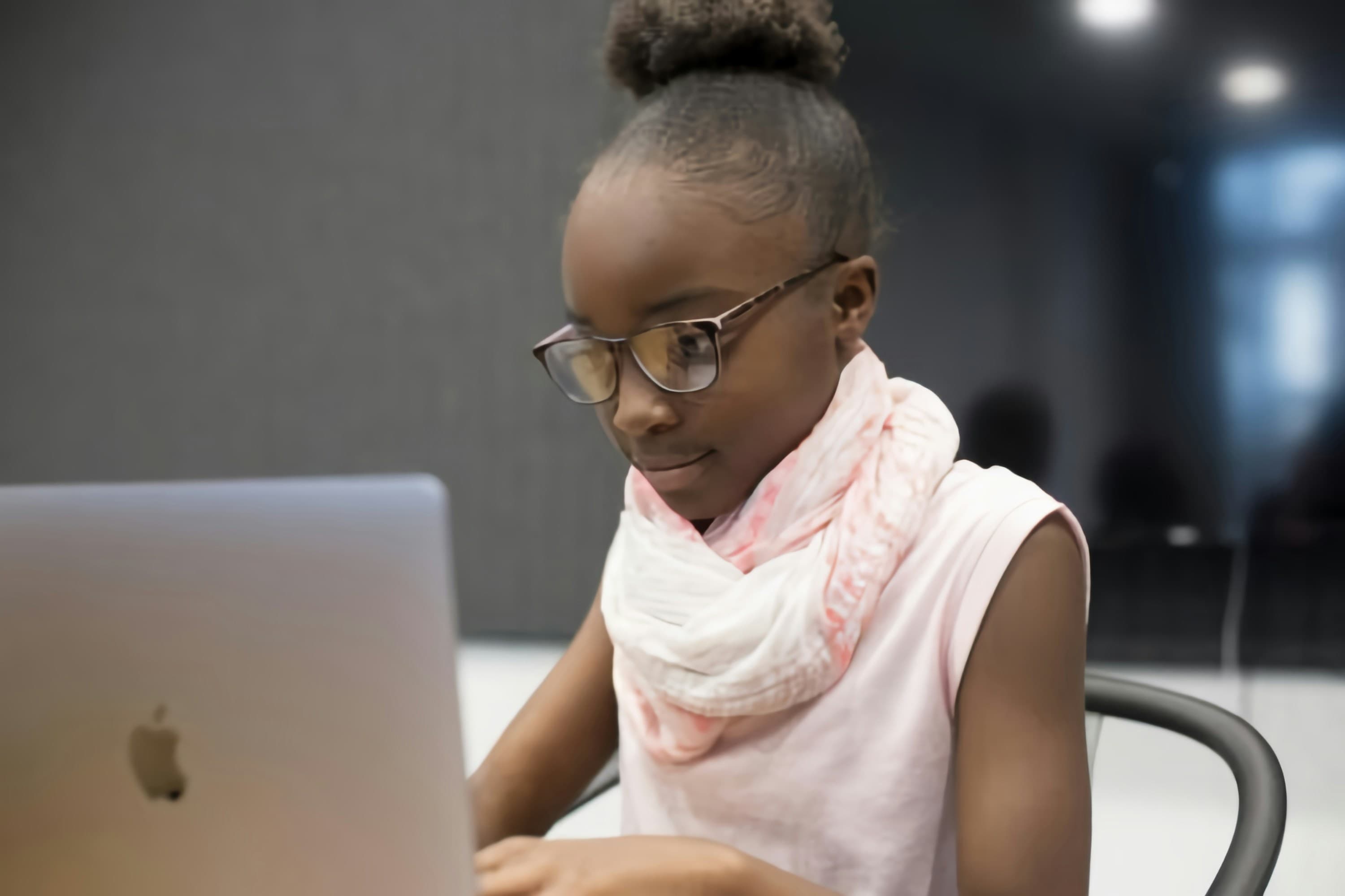 High school student working on an AI research paper